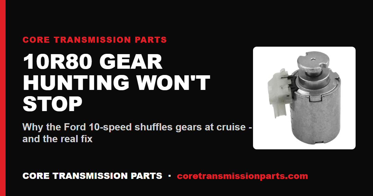 Ford 10R80 Gear Hunting: Why It Shuffles Gears at Cruise and the Real Fix