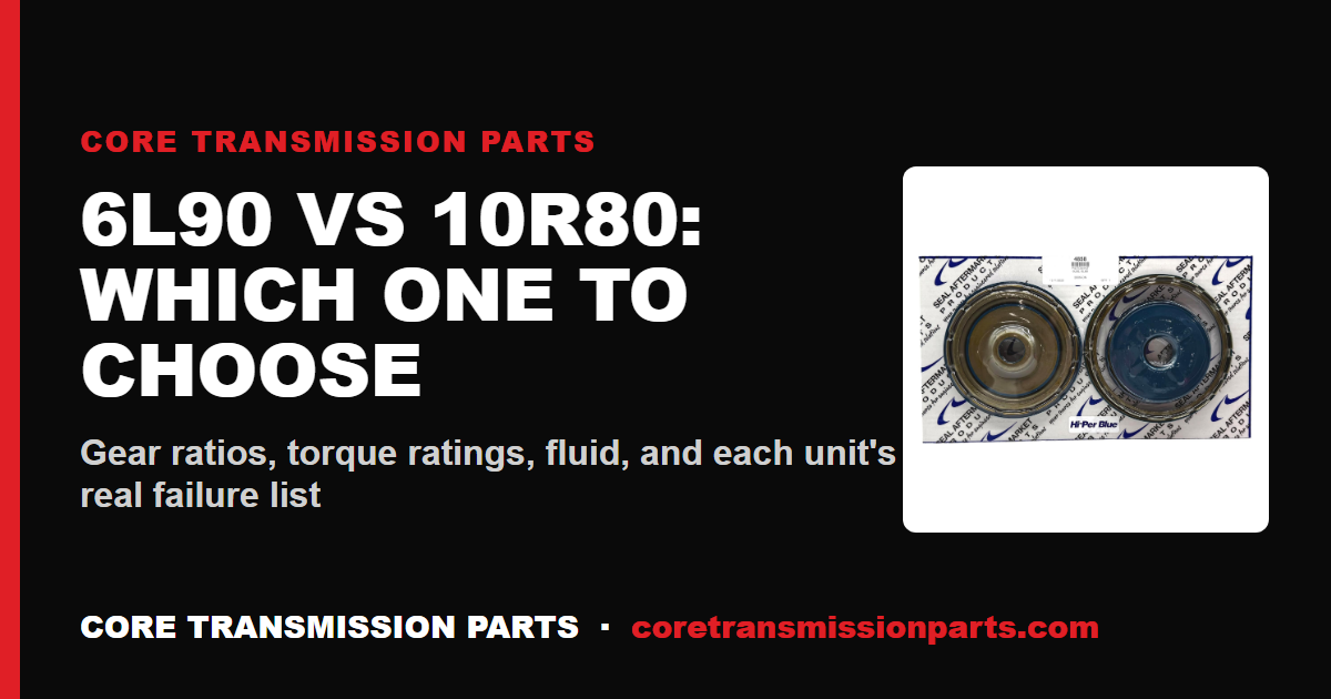 6L90 vs 10R80: Differences and Which One to Choose
