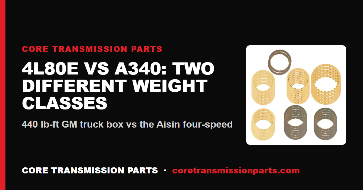 4L80E vs A340: Differences and Which One to Choose