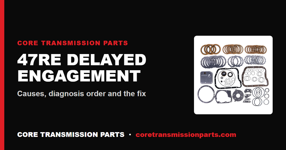 47RE Delayed Engagement: Causes and Fix
