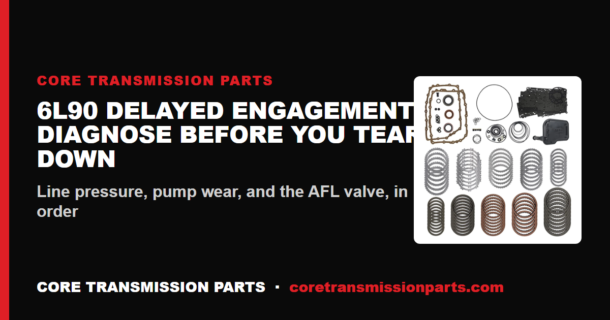 6L90 Delayed Engagement: Causes, Diagnosis Order, and the Real Fix