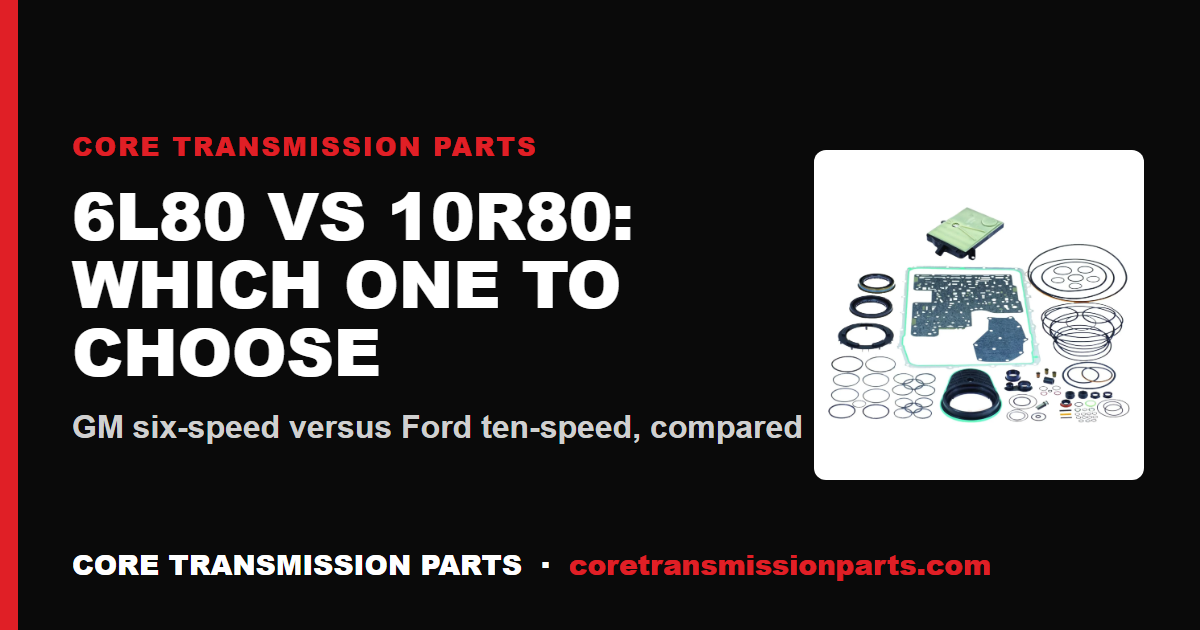 6L80 vs 10R80: Differences and Which One to Choose
