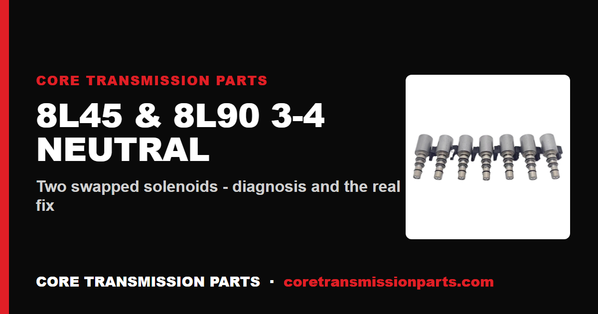 GM 8L45 & 8L90 3-4 Neutral: Diagnosis and the Real Fix