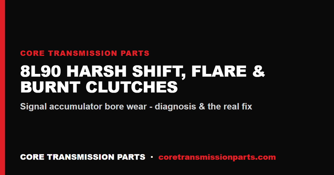 GM 8L45 & 8L90 Harsh Shifts, Flare & Burnt Clutches: Signal Accumulator Wear and the Real Fix