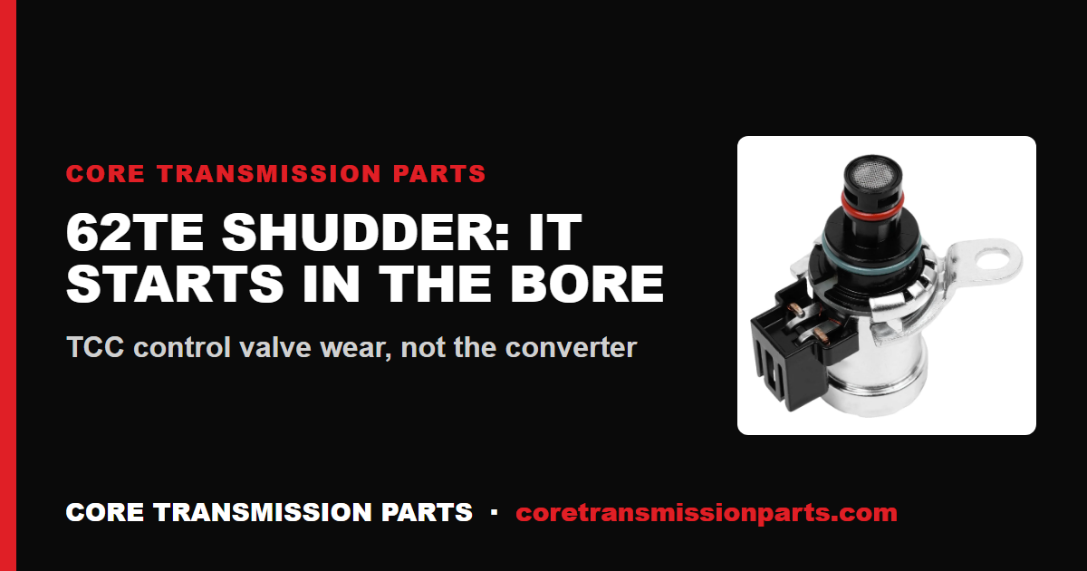 62TE Torque Converter Shudder: Causes and the Real Fix