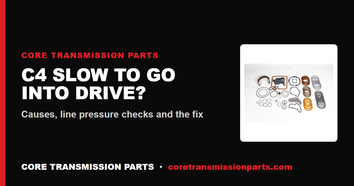 C4 Delayed Engagement Causes: Why Your Ford C4 Is Slow to Go Into Drive