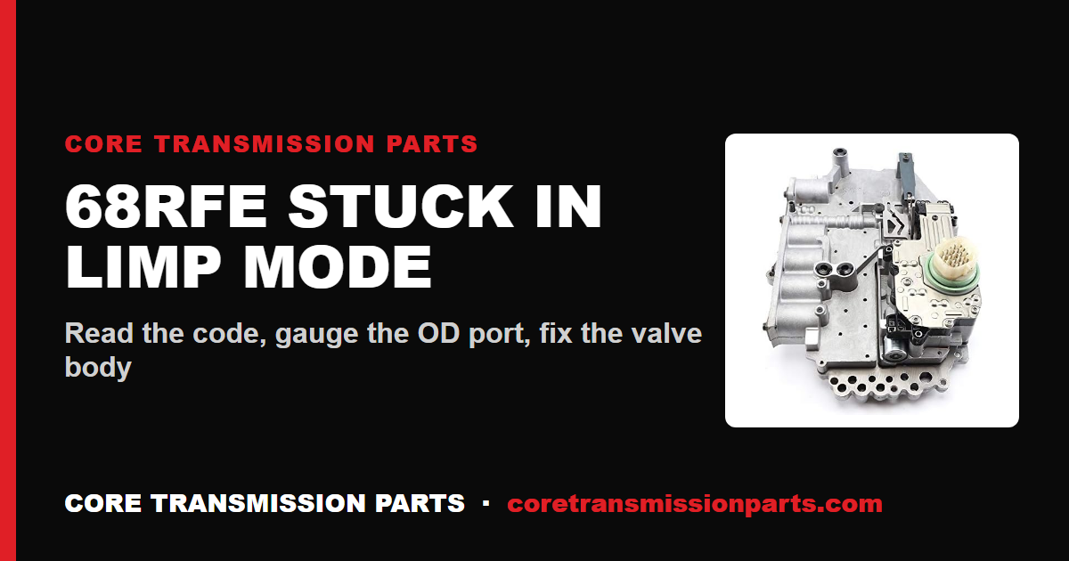 68RFE Stuck in Limp Mode: Causes, Diagnosis, and the Real Fix