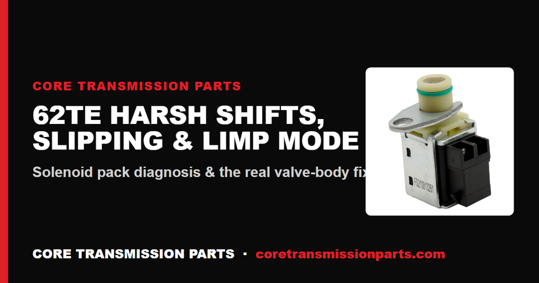 Chrysler 62TE Harsh Shifts, Slipping & Limp Mode: Solenoid Pack Diagnosis and the Real Fix
