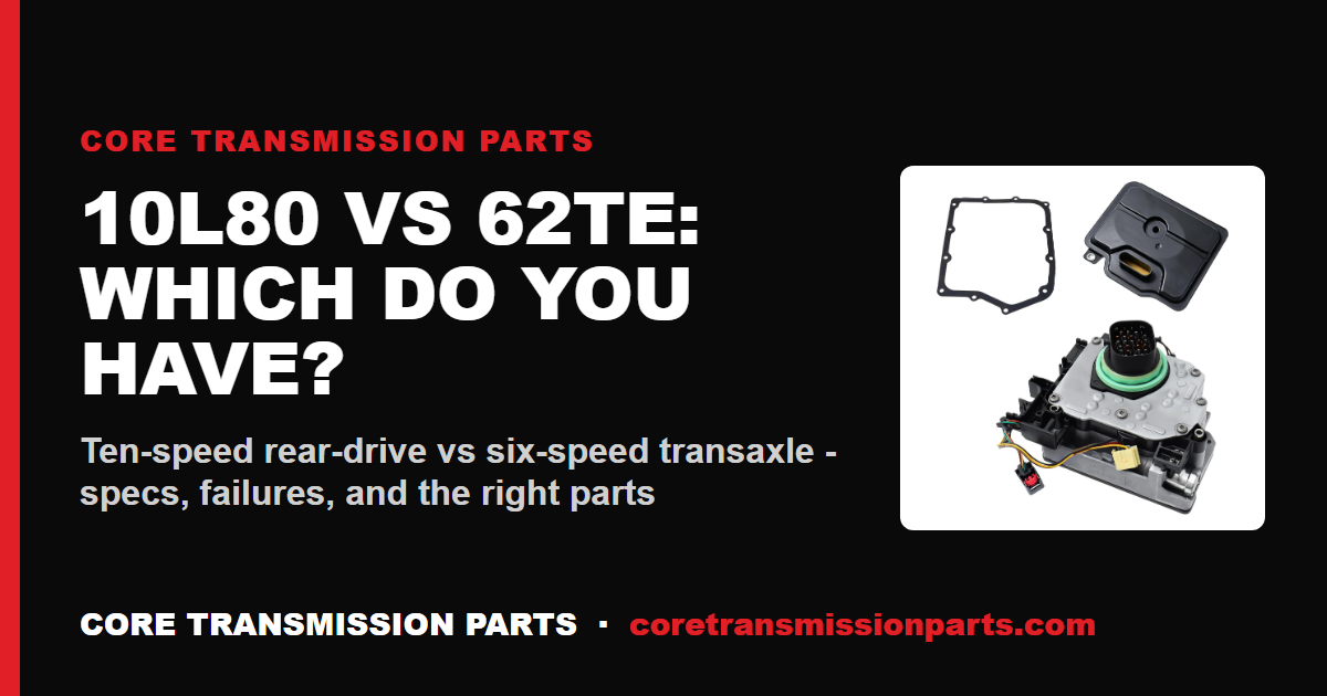 10L80 vs 62TE: Differences, Strength, and Which One You Actually Have
