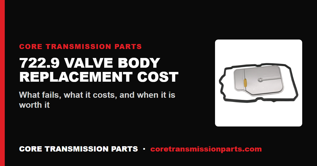 722.9 Valve Body Replacement Cost - and Is It Worth It?