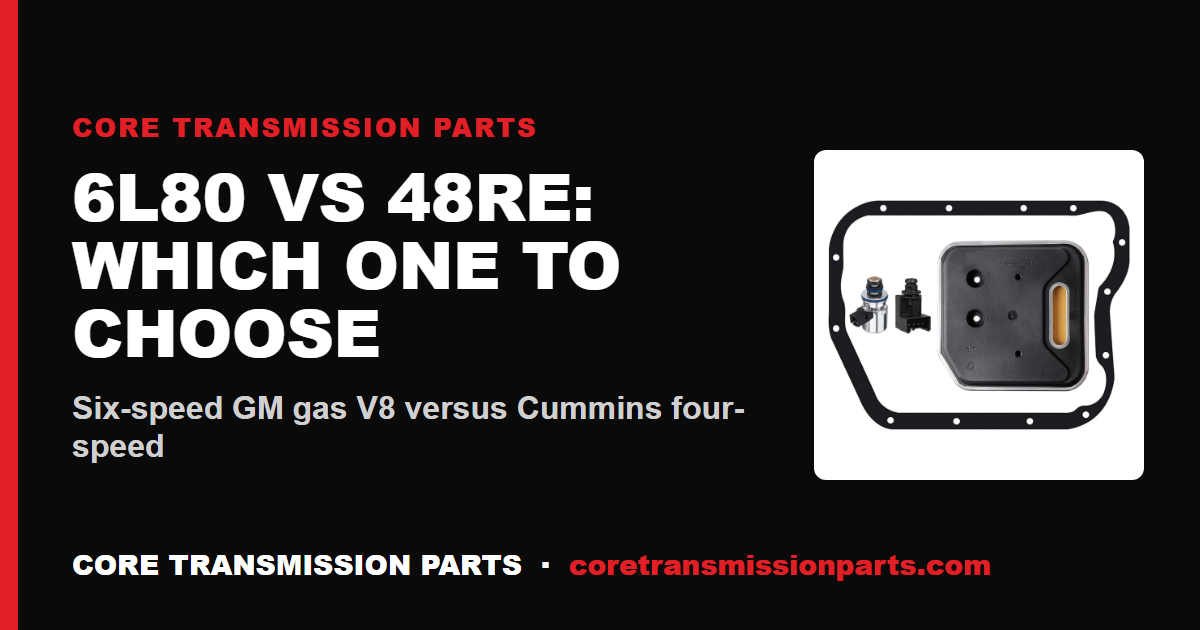 6L80 vs 48RE: Differences and Which One to Choose