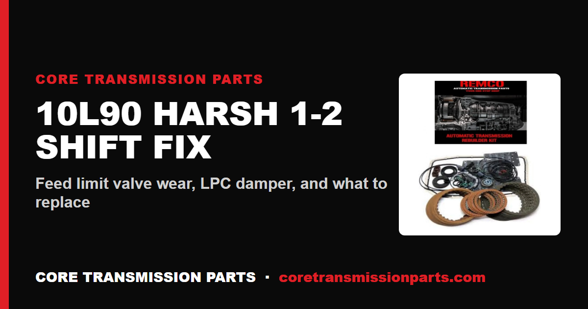 10L90 Harsh 1-2 Shift Fix: Diagnosis, Causes, and the Real Repair
