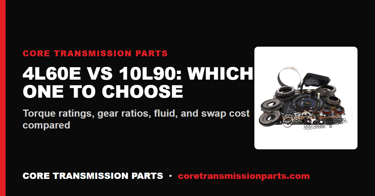 4L60E vs 10L90: Differences, Strength, and Which One to Choose
