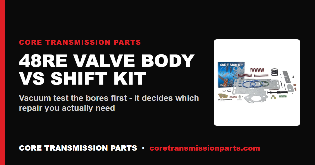 48RE Valve Body vs Shift Kit: Which One Do You Actually Need?