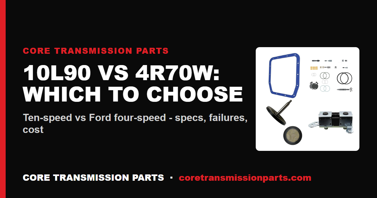 10L90 vs 4R70W: Differences, Strength and Which One to Choose