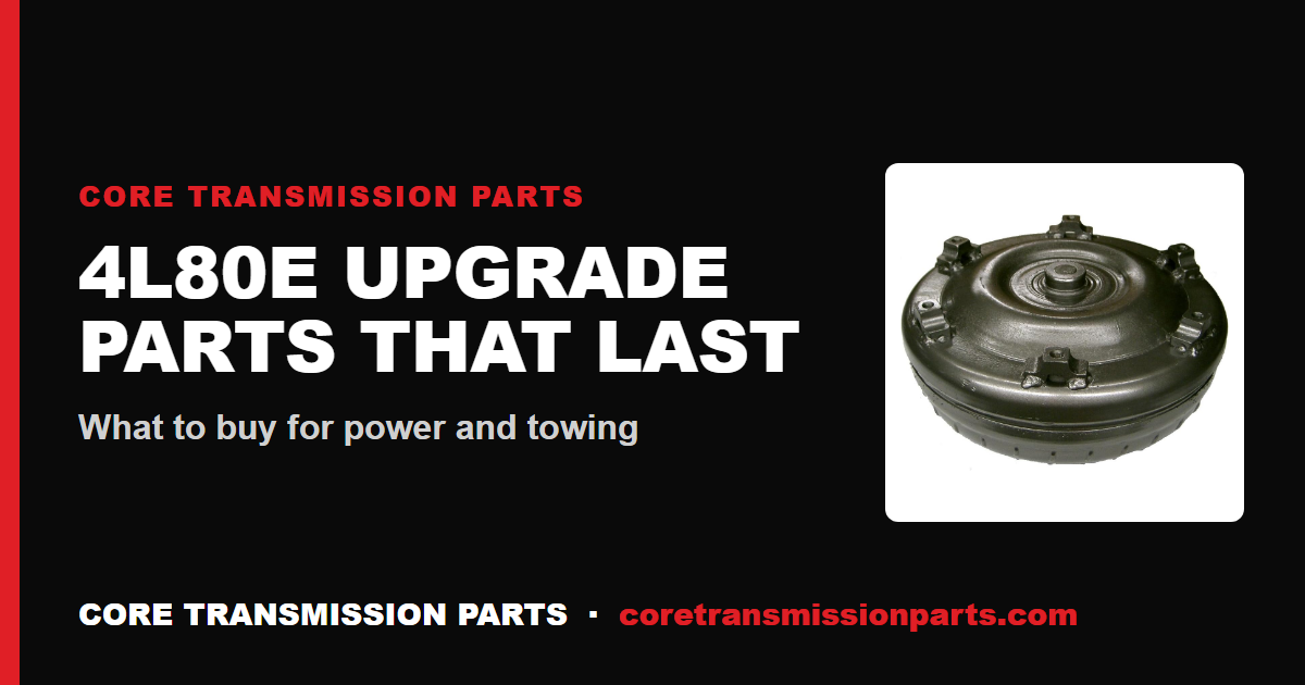 4L80E Upgrade Parts That Actually Last: What to Buy