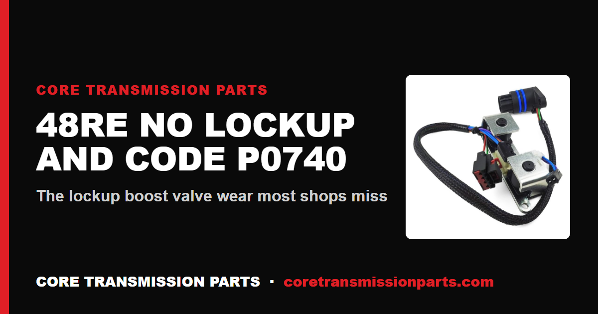 48RE No Torque Converter Lockup and P0740: Diagnosis and the Real Fix
