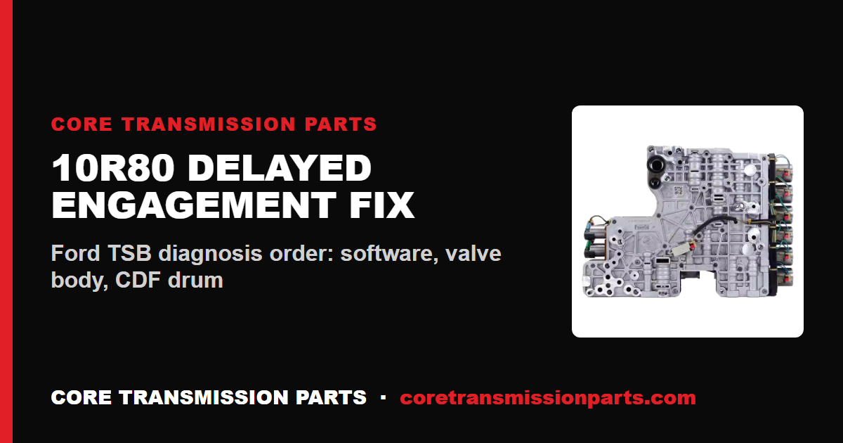 10R80 Delayed Engagement: Causes and the Fix – CoreTransmissionParts.com