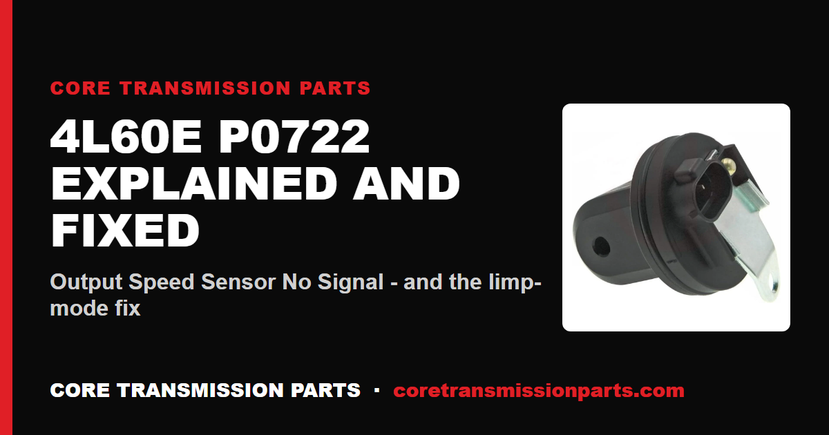 4L60E P0722: What It Means, Causes, and How to Fix It