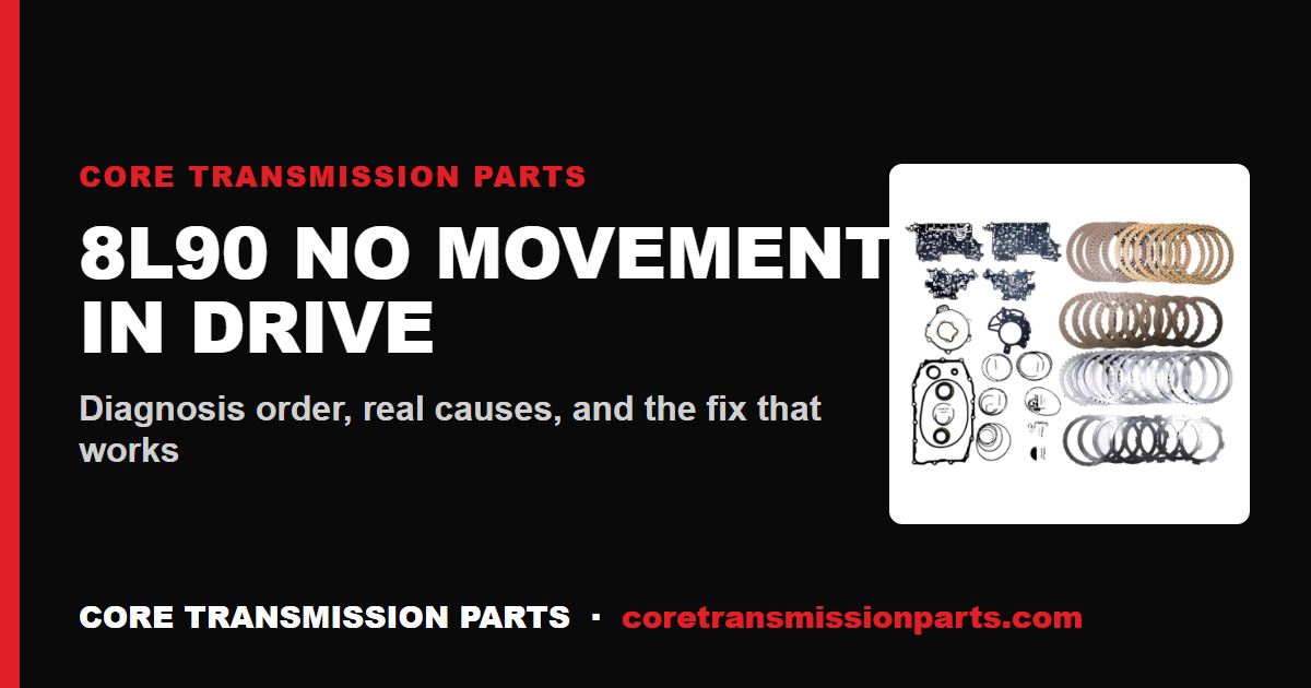 8L90 No Movement in Drive: Diagnosis Order, Causes, and the Real Fix