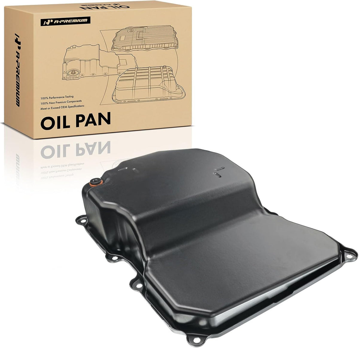 09G 6-Speed Transmission Oil Pan with Drain Plug OEM