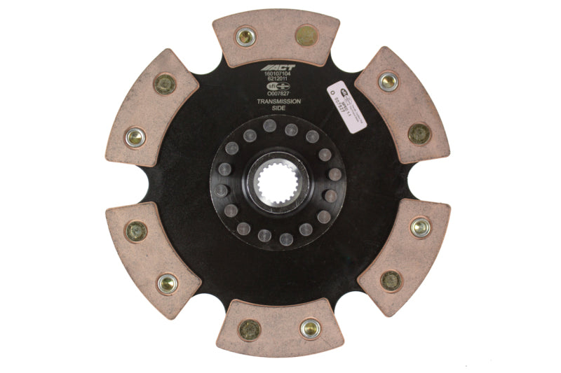 ACT 1986 Honda Accord 6 Pad Rigid Race Disc - 6212011