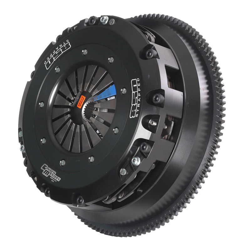 Clutch Masters 90-97 Mitsubishi 3000GT 3.0L 4WD Twin Turbo 850 Strapped Series Clutch w/Steel FW - 05075-TDFS-S
