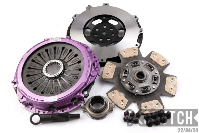 XClutch 1997 Mitsubishi Lancer EVO IV 2.0L Stage 2 Sprung Ceramic Clutch Kit - XKMI24522-1B