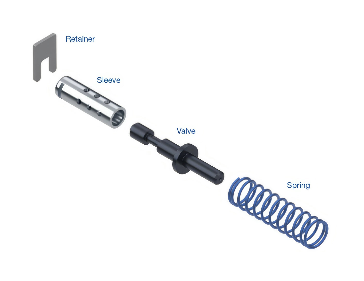 Sonnax Oversized Feed Limit High Valve Kit for 10L90 - 105740-60K