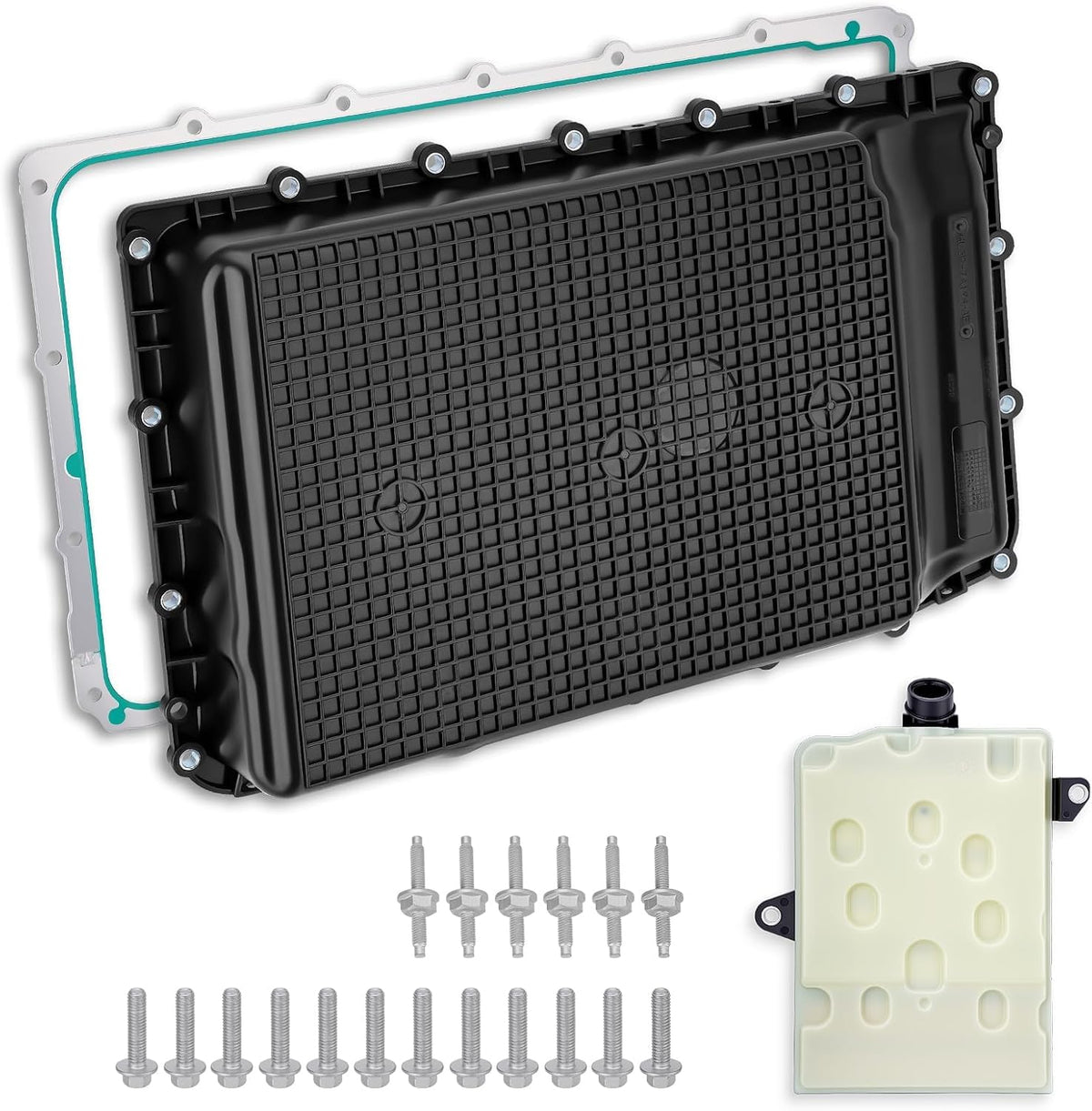 10R80 Aluminum Transmission Oil Pan Kit with Filter OEM