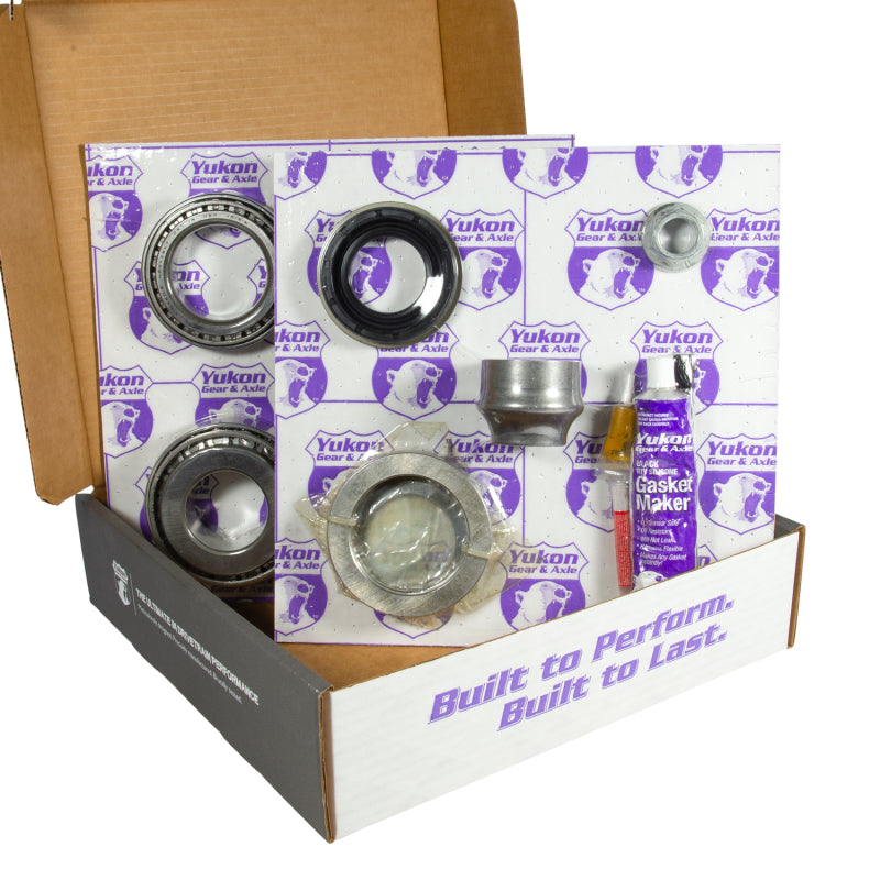 Yukon Gear 9.75in Ford 3.55 Rear Ring & Pinion Install Kit Axle Bearings and Seal - YGK2100