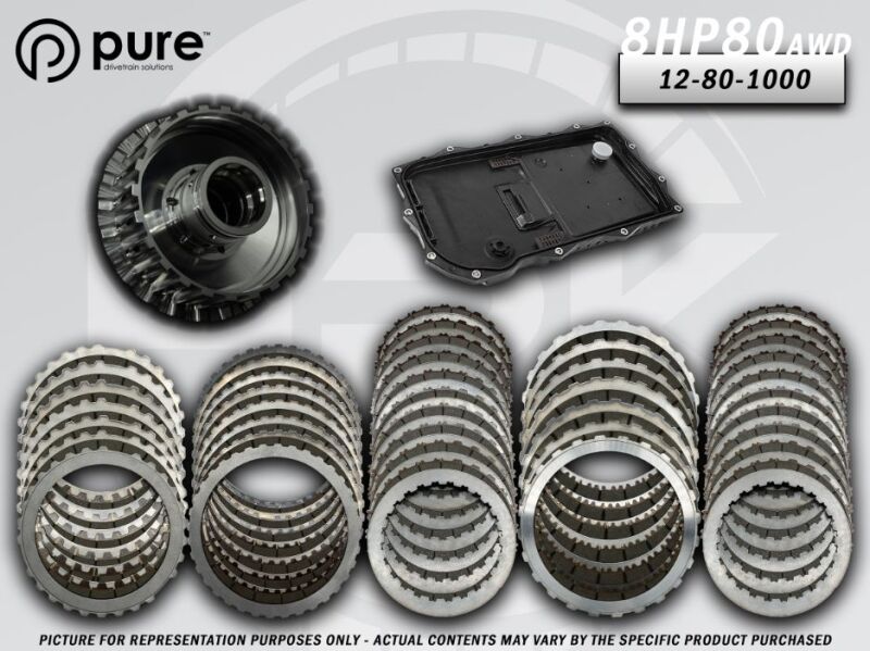 Pure Drivetrain 8HP80 High Performance Transmission Hard Parts Kit - AWD - Stage 1 - 12-80-1000