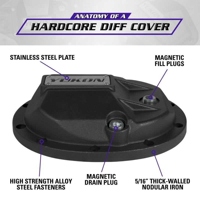 Yukon Gear Hardcore Diff Cover for AMC Model 35 - YHCC-M35