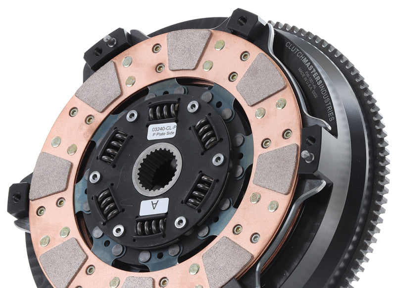 Clutch Masters 21-23 BMW M3/M4 3.0L S58 Factory Fit FX400 6-Puck Twin Disc Clutch w/Alum. Flywheel - 03240-HDC6-DLX