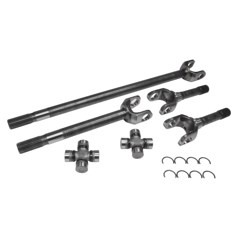 Yukon Gear & Axle USA Standard 4340 Chrome-Moly Replacement Axle Kit For 72-81 Jeep CJ / Dana 30 / 27 Spline - ZA W24106