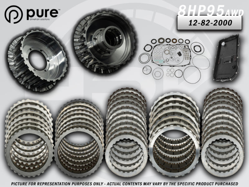 Pure Drivetrain 8HP95 High Performance Transmission Hard Parts Kit - AWD - Stage 2 - 12-82-2000