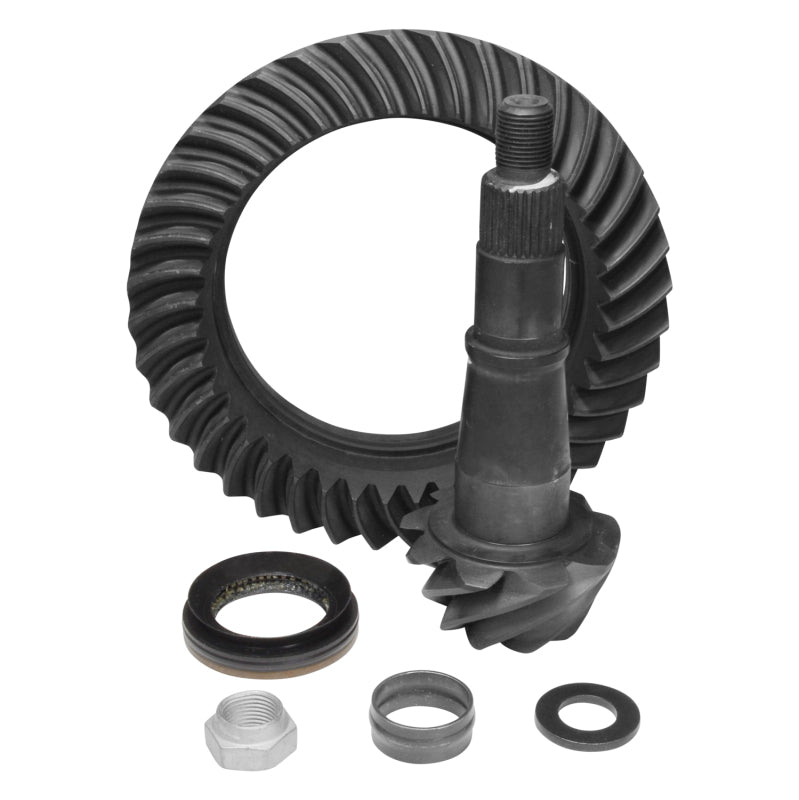 Yukon Gear Reverse Ring & Pinion w/ 4:44 Gear Ratio for Dodge RAM 9.25in. - w/ Solid Front - YG C9.25R-444R-14