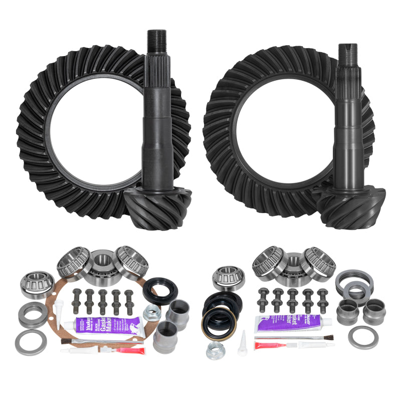 Yukon Gear Ring & Pinion Gear Kit Front & Rear for Toyota 8/8IFS Diff (A/T w/o E-Locker) 4.30 Ratio - YGKT004-430