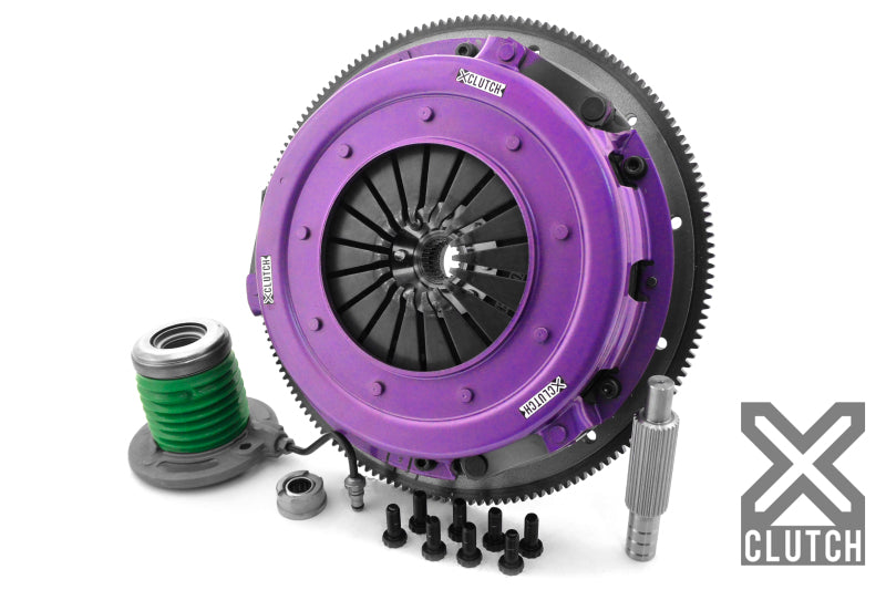 XClutch 07-12 Ford Mustang Shelby GT500 5.4L 10.5in Twin Solid Organic Clutch Kit - XKFD27695-2G