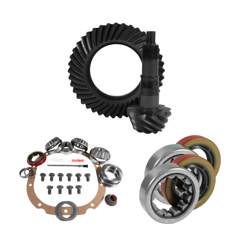 Yukon Gear 8.8in Ford 4.11 Rear Ring & Pinion Install Kit 2.25in OD Axle Bearings and Seals - YGK2219