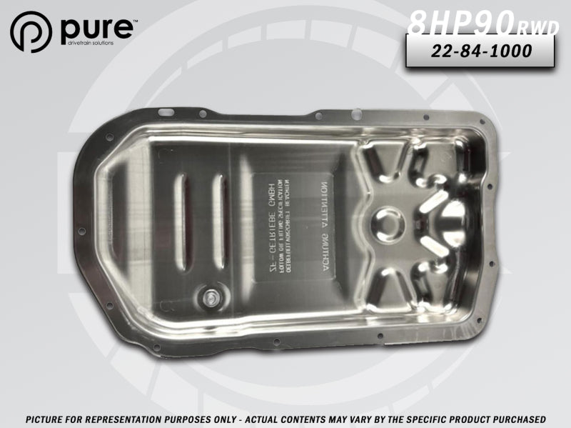 Pure Drivetrain 8HP90 Transmission Pan - RWD - 22-84-1000