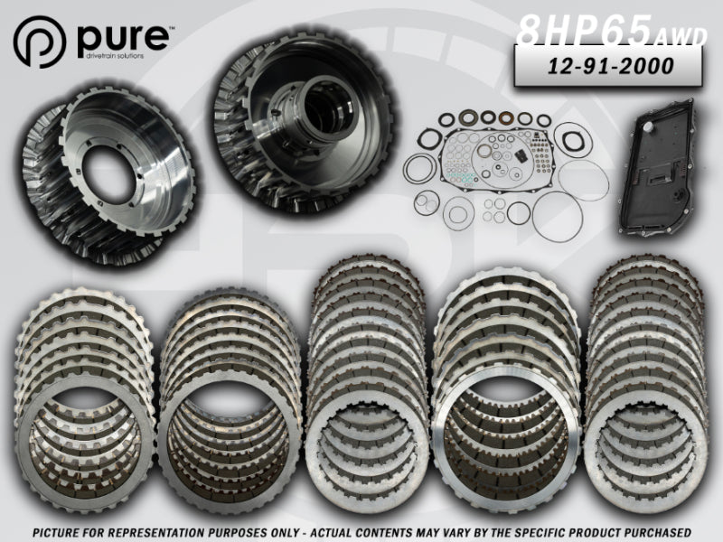 Pure Drivetrain 8HP65 High Performance Transmission Hard Parts Kit - AWD - Stage 2 - 12-91-2000
