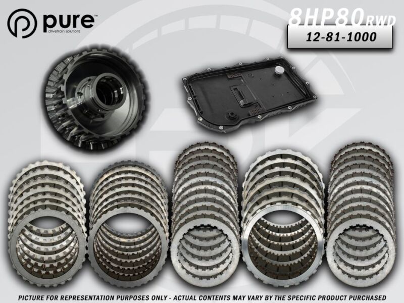 Pure Drivetrain 8HP80 High Performance Transmission Hard Parts Kit - RWD - Stage 1 - 12-81-1000