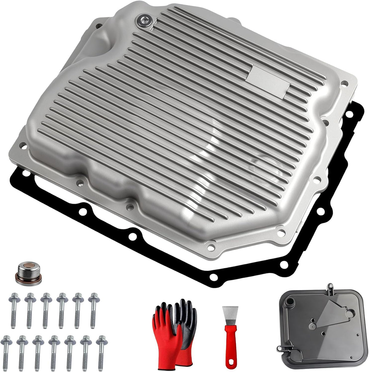 42RLE Aluminum Transmission Oil Pan Kit with Filter OEM