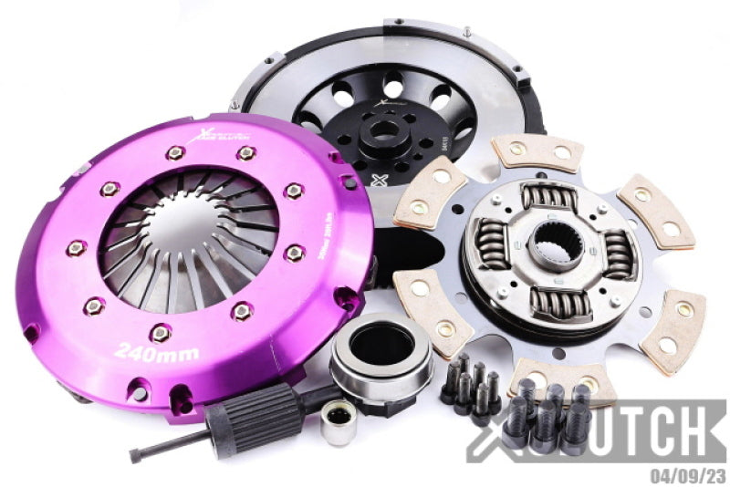 XClutch 11-13 BMW 335is Base 3.0L Stage 2R Extra HD Sprung Ceramic Clutch (6 Bolt/PB in Flywheel) - XKBM24566-1R