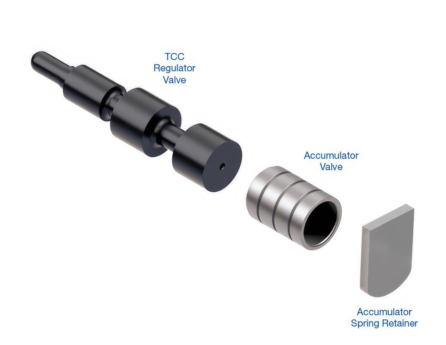 Sonnax Oversized TCC Regulator & Accumulator Valve Kit for 45RFE - 44912-12K