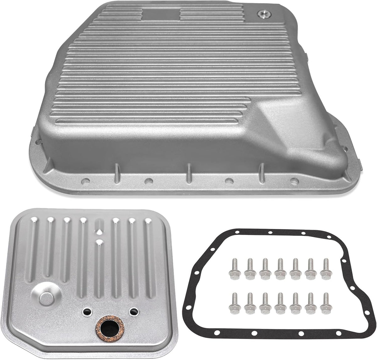 46RE Aluminum Transmission Oil Pan Kit with Filter OEM