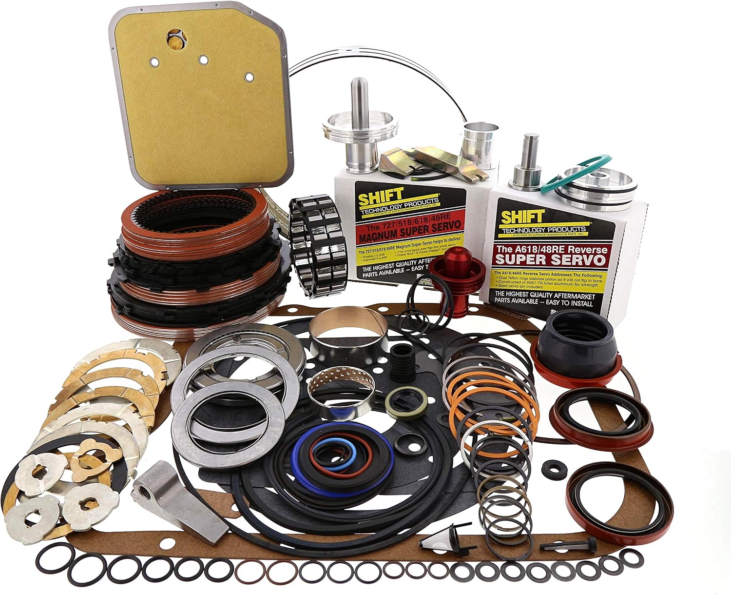 46RH High-Performance Deluxe Level 2 Transmission Rebuild Kit - Alto Red Eagle 1994-1997 OEM