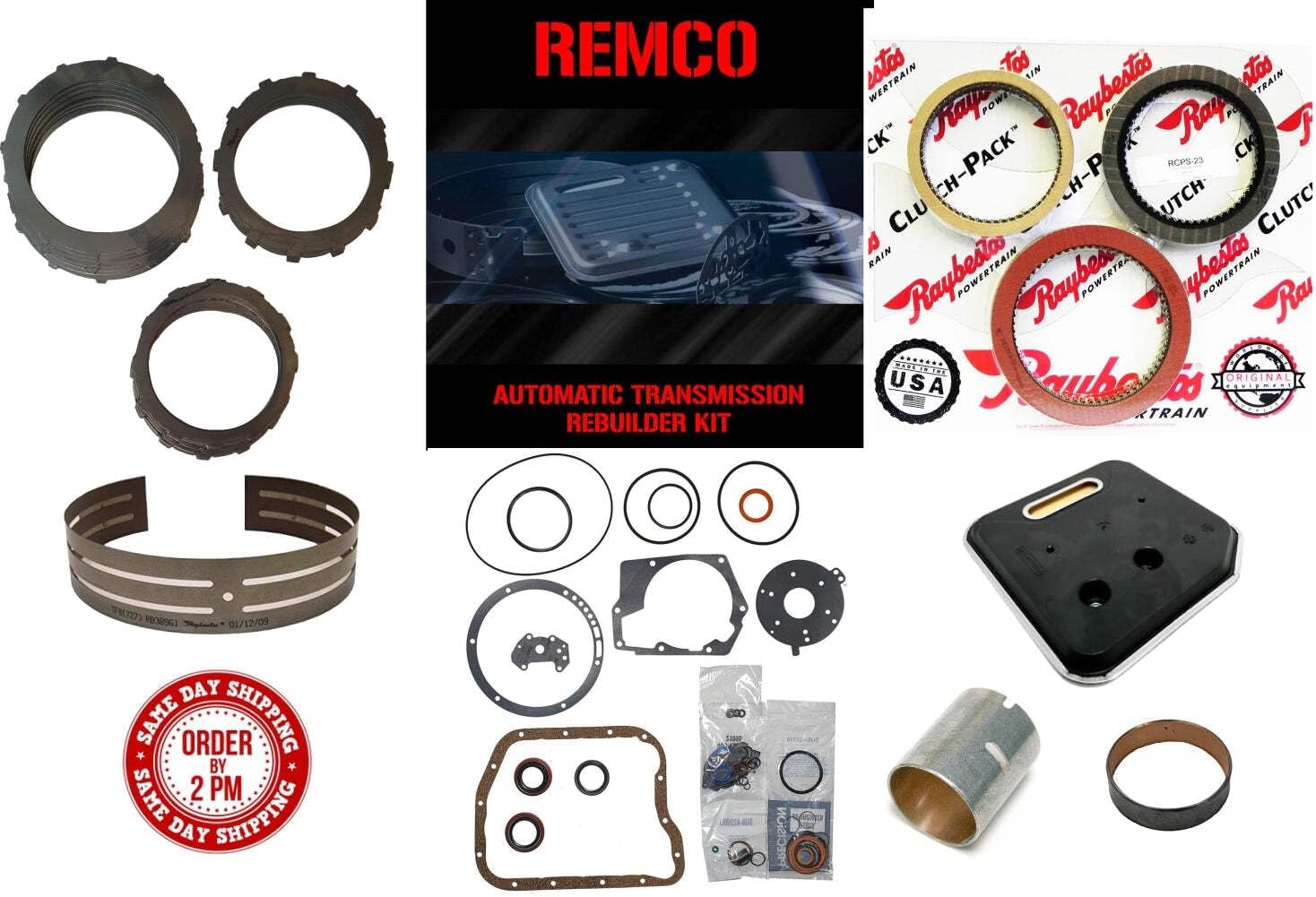 46RH Stage-1 Transmission Rebuild Kit 90-02 OEM