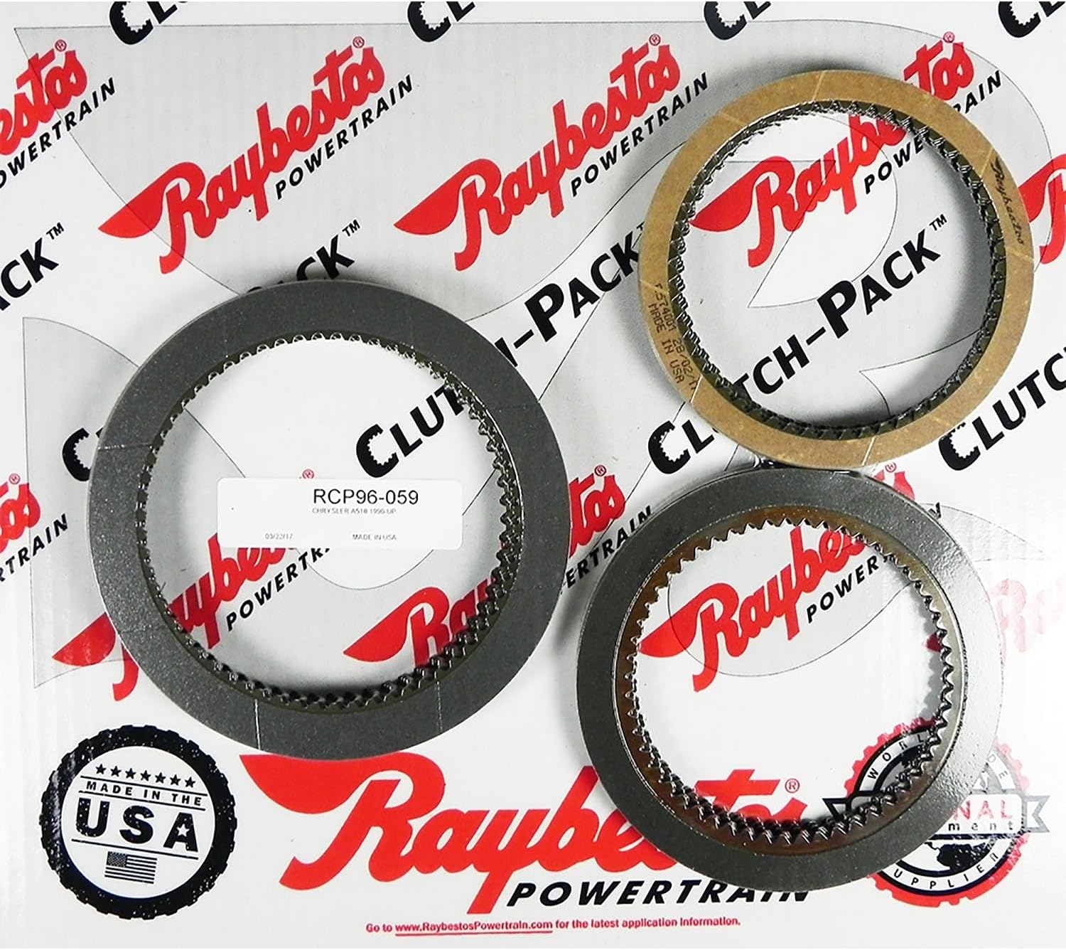 47RH Friction Clutch Kit - Raybestos 88-02 OEM